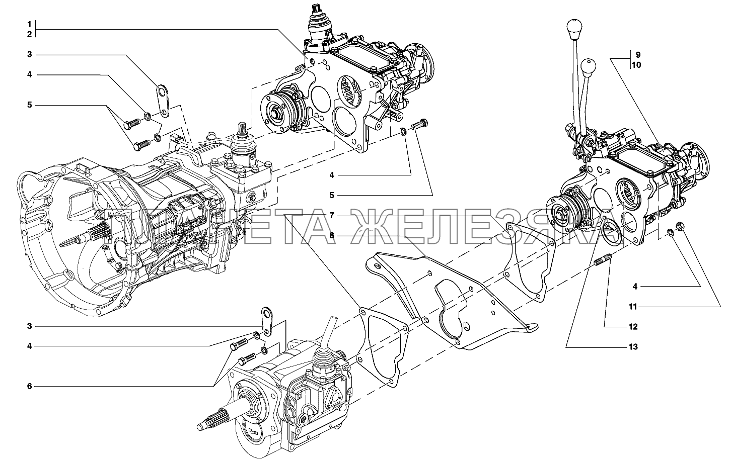 Коробка раздаточная в сборе УАЗ-31519